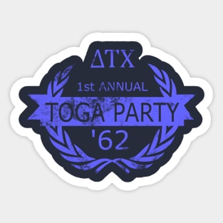 Toga Party Sticker